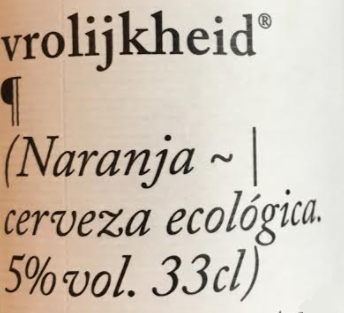 Neleman Vrolijkheid Naranja